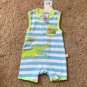 Baby boy summer romper